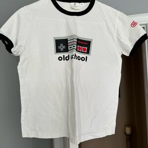 Nintendo Old School White Kids T-Shirt